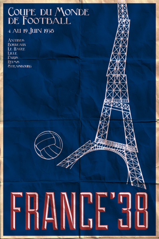 Illustration for article titled These Posters For Every World Cup Since 1930 Were Made By One Designer